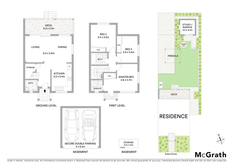 Floorplan of Homely townhouse listing, 6/86 Tintern Avenue, Telopea NSW 2117