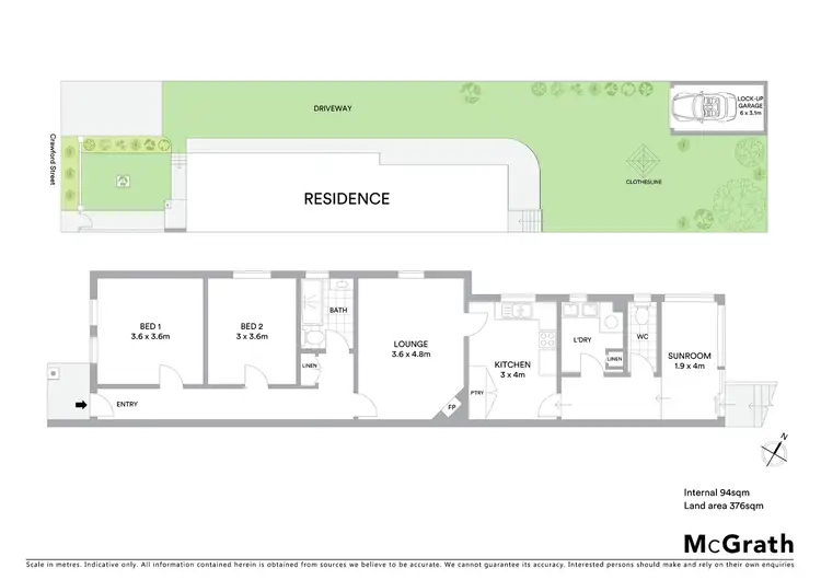 Floorplan of Homely house listing, 286 Crawford Street, Queanbeyan NSW 2620