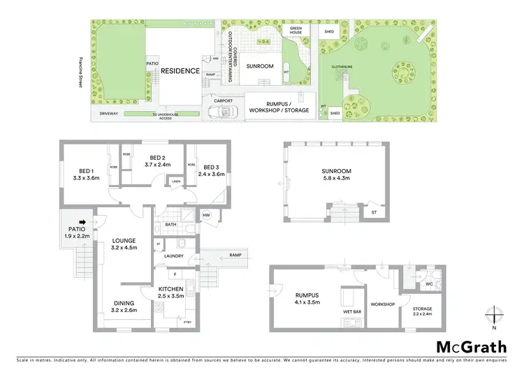 Floorplan of Homely house listing, 18 Francine Street, Seven Hills NSW 2147