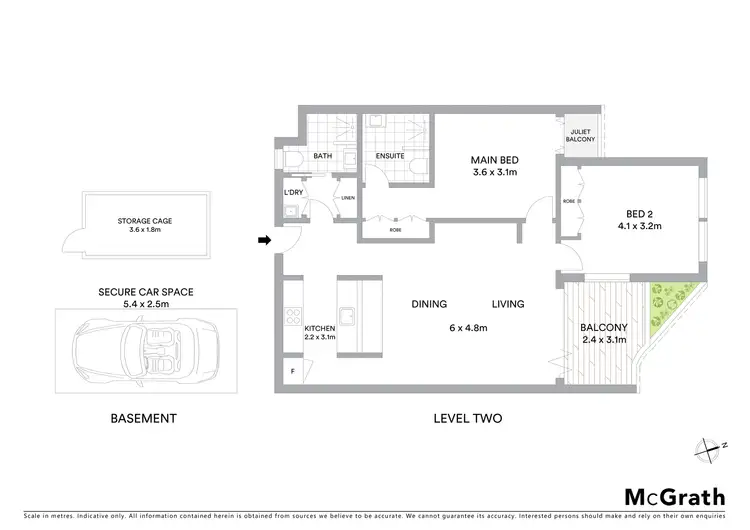 Floorplan of Homely apartment listing, 204/81 Foveaux Street, Surry Hills NSW 2010