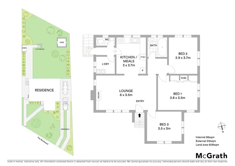 Floorplan of Homely house listing, 93 The Boulevard, Norlane VIC 3214