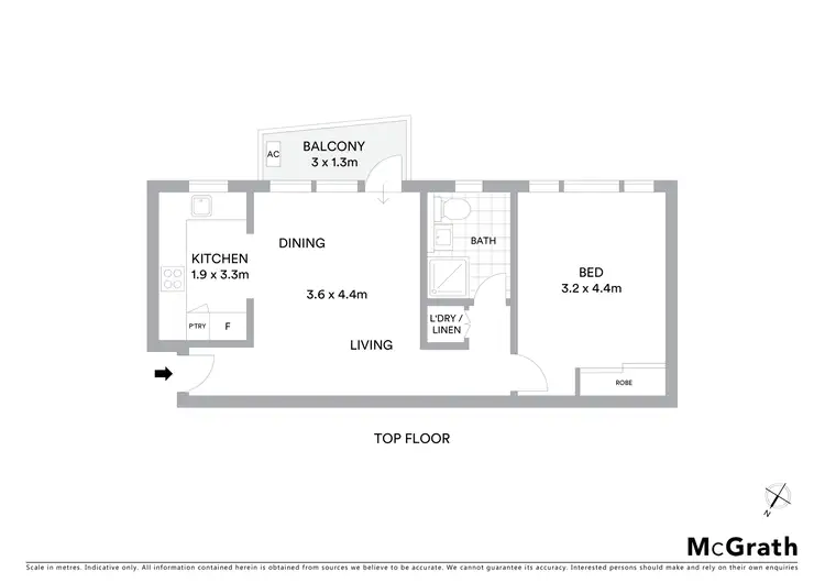 Floorplan of Homely apartment listing, 11/7 Campbell Avenue, Lilyfield NSW 2040