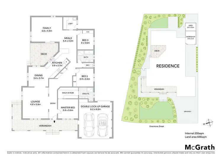 Floorplan of Homely house listing, 13 Ulverstone Street, Lyons ACT 2606