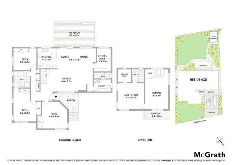 Floorplan of Homely house listing, 7 Rydal Avenue, Castle Hill NSW 2154