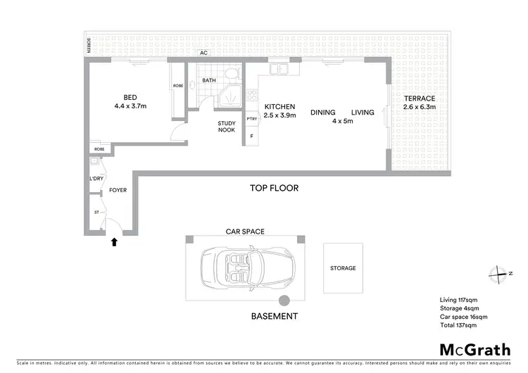 Floorplan of Homely apartment listing, 19/56 Frenchs Road, Willoughby NSW 2068