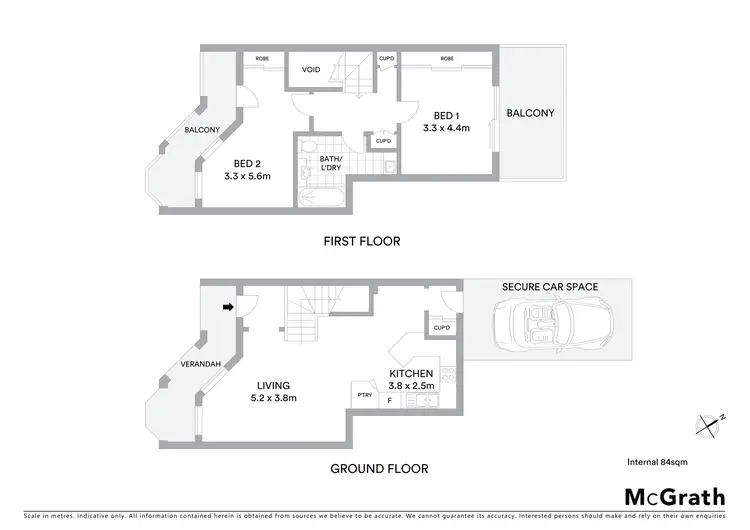 Floorplan of Homely townhouse listing, 78/13-15 Hewish Road, Croydon VIC 3136