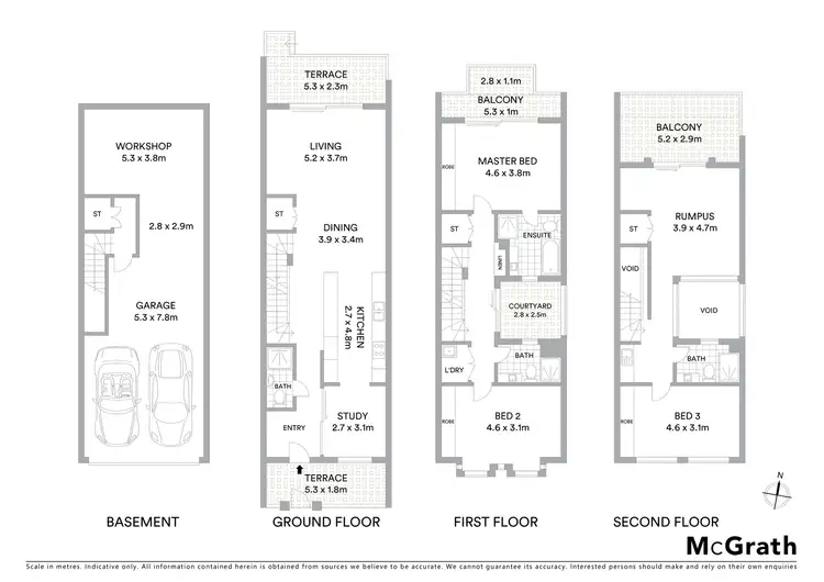 Floorplan of Homely townhouse listing, 8/2 Salter Street, Huntleys Cove NSW 2111