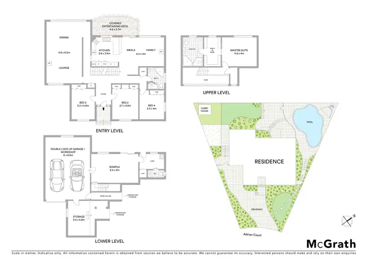 Floorplan of Homely house listing, 28 Adrian Court, Carlingford NSW 2118