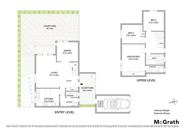 Floorplan of Homely townhouse listing, 4/15 Ferry Street, Hunters Hill NSW 2110