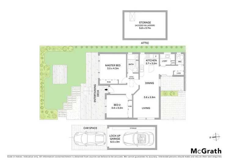 Floorplan of Homely house listing, 57 William Street, North Manly NSW 2100