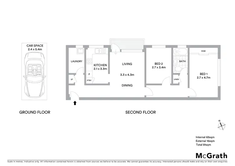 Floorplan of Homely apartment listing, 6/38 Meadow Crescent, Meadowbank NSW 2114
