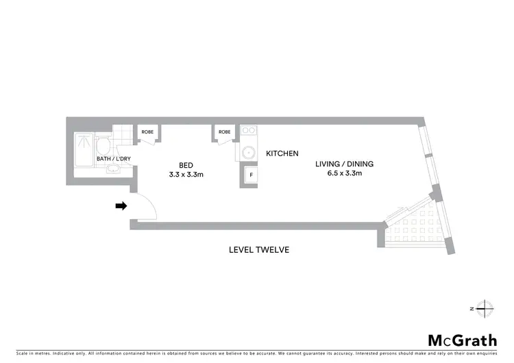 Floorplan of Homely apartment listing, 1201/1 Sergeants Lane, St Leonards NSW 2065