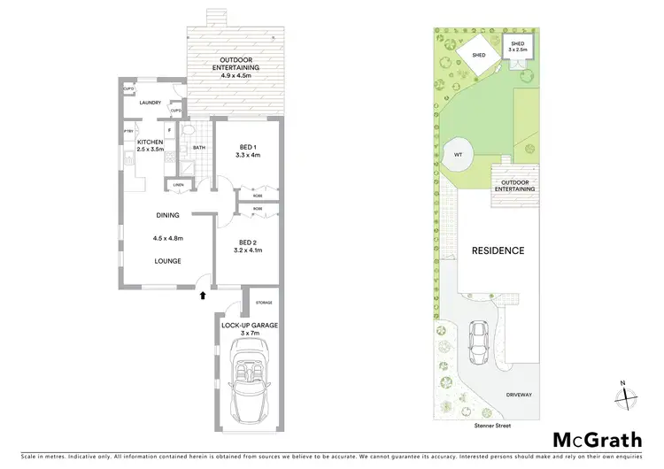 Floorplan of Homely apartment listing, 2/385 Stenner Street, Kearneys Spring QLD 4350