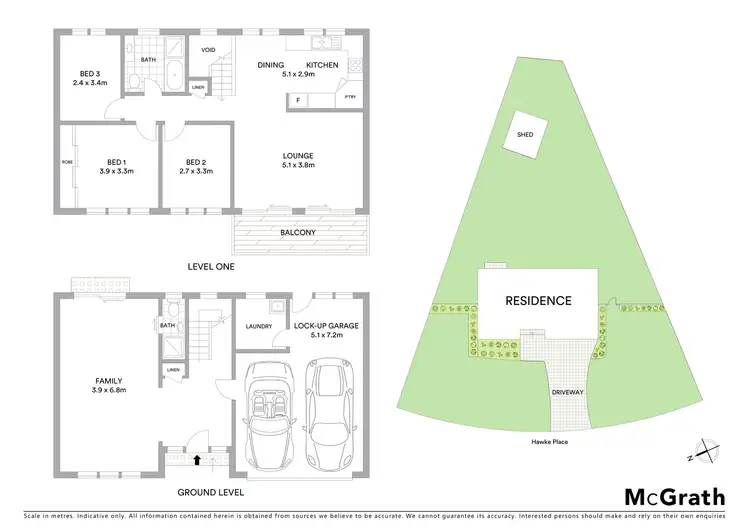 Floorplan of Homely house listing, 13 Hawke Place, Kings Langley NSW 2147