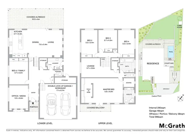 Floorplan of Homely house listing, 22 Cedara Place, Buderim QLD 4556