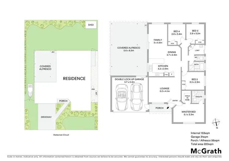 Floorplan of Homely house listing, 6 Statesman Circuit, Sippy Downs QLD 4556
