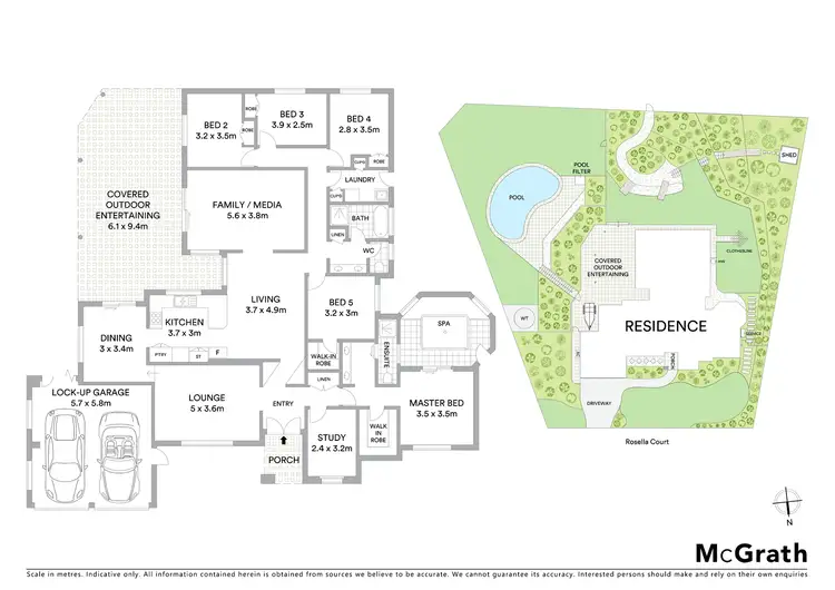 Floorplan of Homely house listing, 1 Rosella Court, Ferny Hills QLD 4055