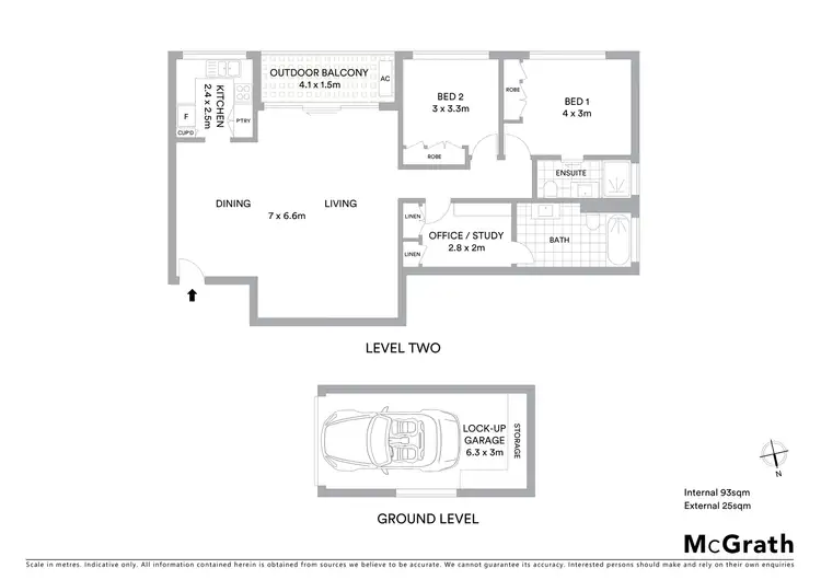 Floorplan of Homely unit listing, 15/68 Bellevue Terrace, St Lucia QLD 4067