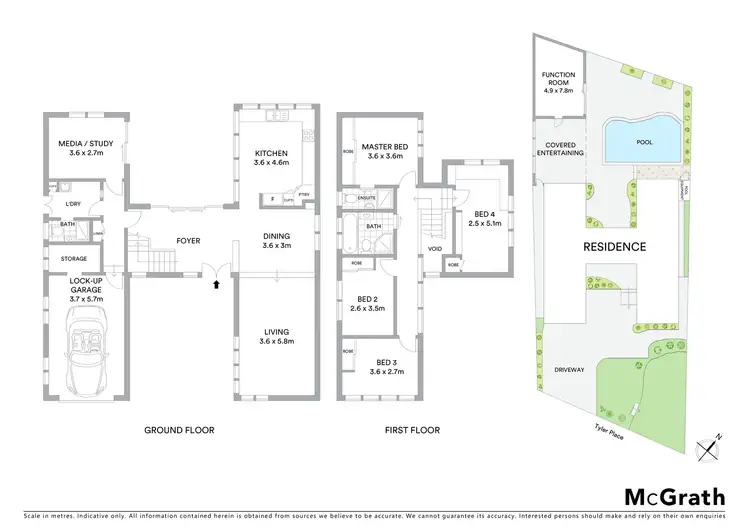 Floorplan of Homely house listing, 3 Tyler Place, Bonnet Bay NSW 2226