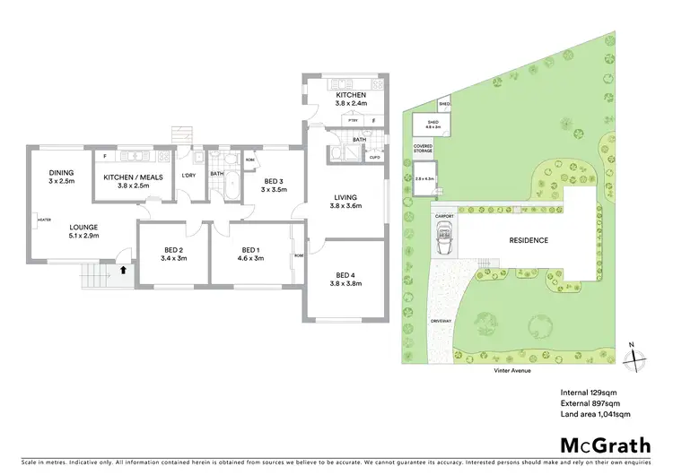 Floorplan of Homely house listing, 13 Vinter Avenue, Croydon VIC 3136