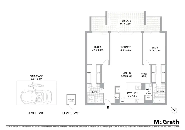 Floorplan of Homely apartment listing, 764/3 Baywater Drive, Wentworth Point NSW 2127