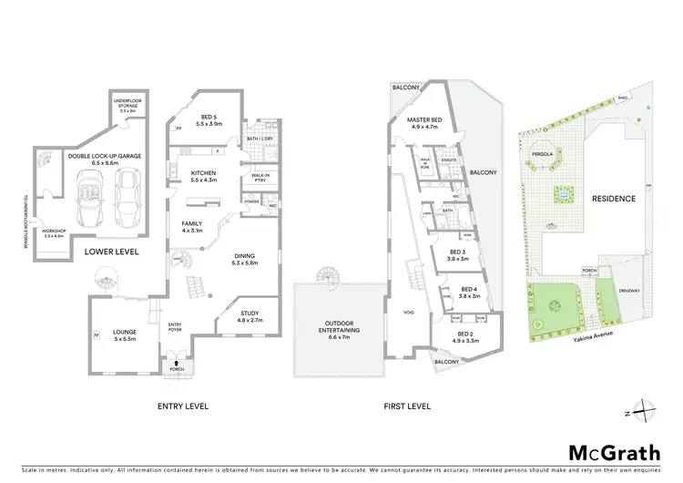 Floorplan of Homely house listing, 43 Yakima Avenue, Bossley Park NSW 2176