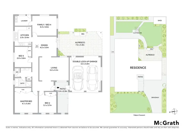 Floorplan of Homely house listing, 37 Dalpra Crescent, Bossley Park NSW 2176