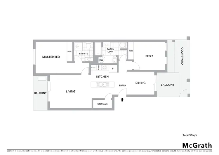 Floorplan of Homely apartment listing, 8/102 Athllon Drive, Greenway ACT 2900