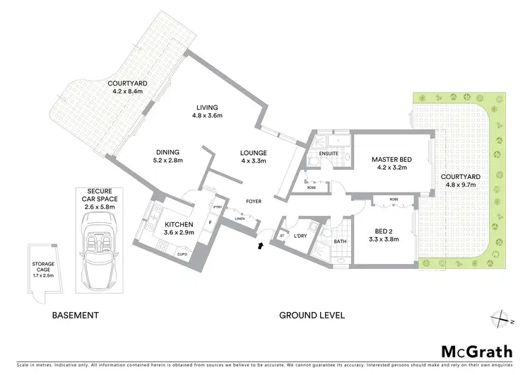 Floorplan of Homely apartment listing, 2/50 Upper Pitt Street, Kirribilli NSW 2061