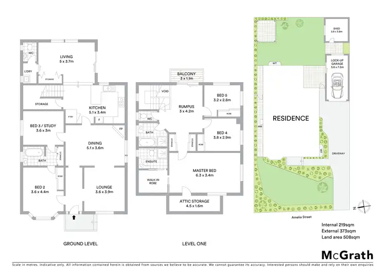 Floorplan of Homely house listing, 20 Amelia Street, Mckinnon VIC 3204