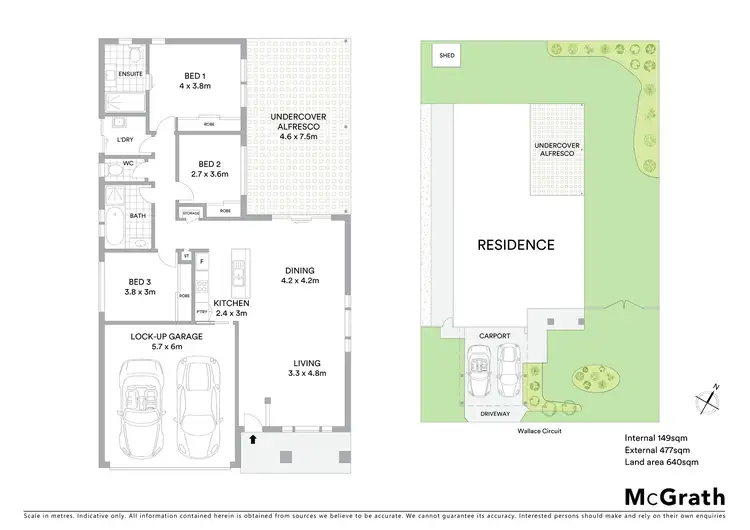 Floorplan of Homely house listing, 60 Wallace Circuit, Kirwan QLD 4817