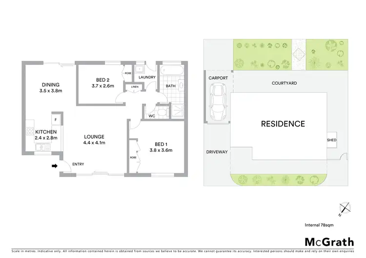 Floorplan of Homely townhouse listing, 3/17 Brudenell Drive, Jerrabomberra NSW 2619