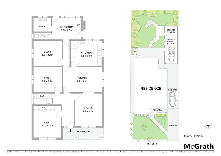 Floorplan of Homely house listing, 4 Rose Street, Coburg VIC 3058