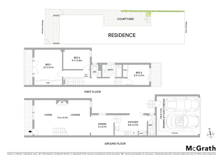 Floorplan of Homely house listing, 12 Rawson Avenue, Queens Park NSW 2022