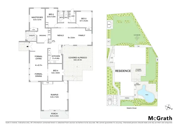Floorplan of Homely house listing, 5 Delphin Street, Kenmore QLD 4069