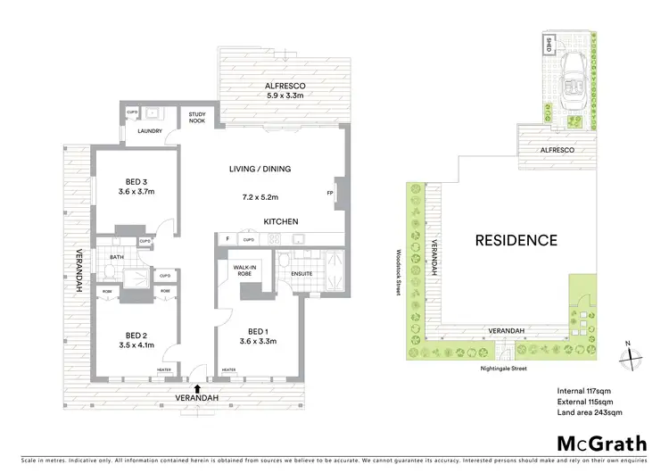 Floorplan of Homely house listing, 32 Nightingale Street, Balaclava VIC 3183