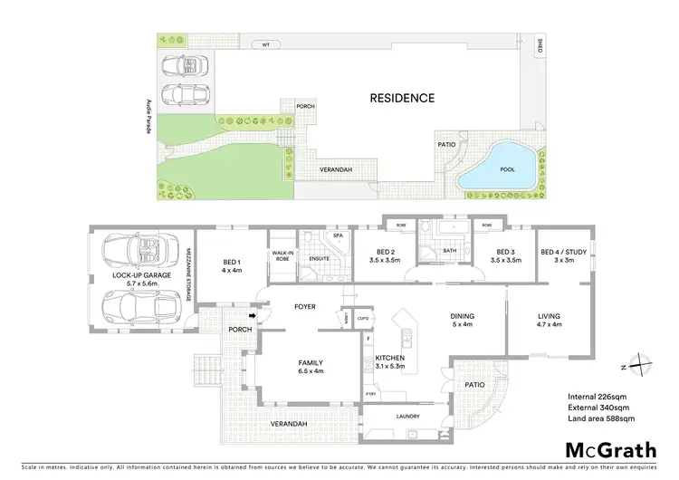 Floorplan of Homely house listing, 10 Audie Parade, Berkeley Vale NSW 2261