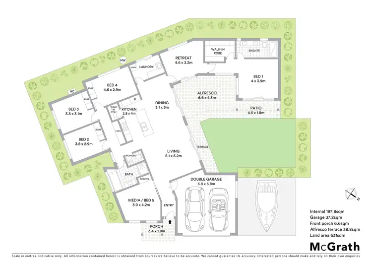 Floorplan of Homely house listing, 23 Macintyre Crescent, Pelican Waters QLD 4551