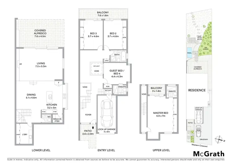 Floorplan of Homely semi-detached listing, 91 Western Crescent, Gladesville NSW 2111