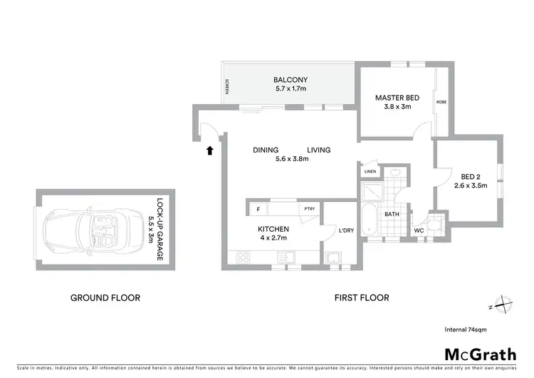 Floorplan of Homely apartment listing, 9/5 Chapman Street, Gymea NSW 2227