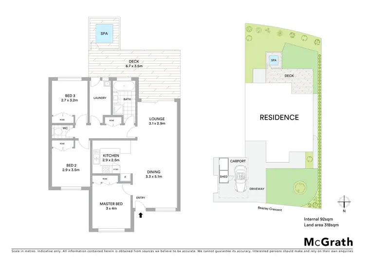 Floorplan of Homely townhouse listing, 17/24 Beazley Crescent, Calwell ACT 2905