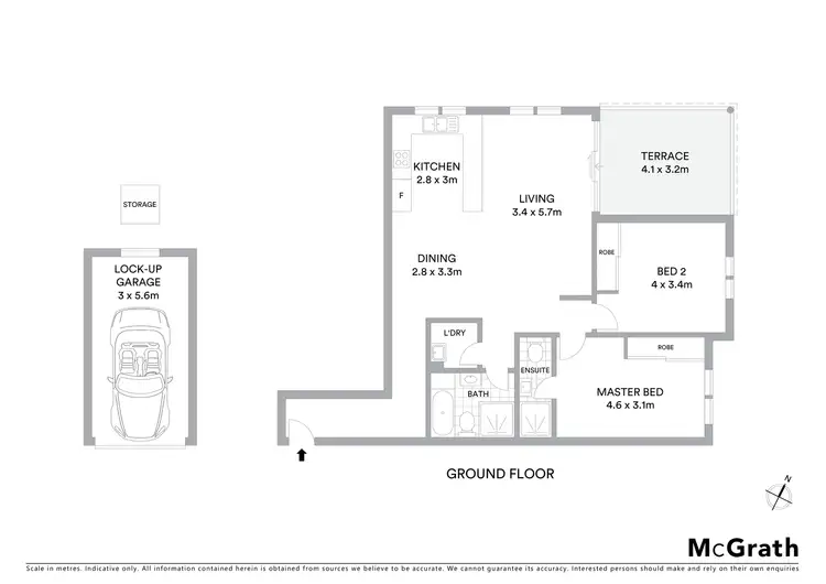 Floorplan of Homely apartment listing, 3/365 Hume Highway, Bankstown NSW 2200