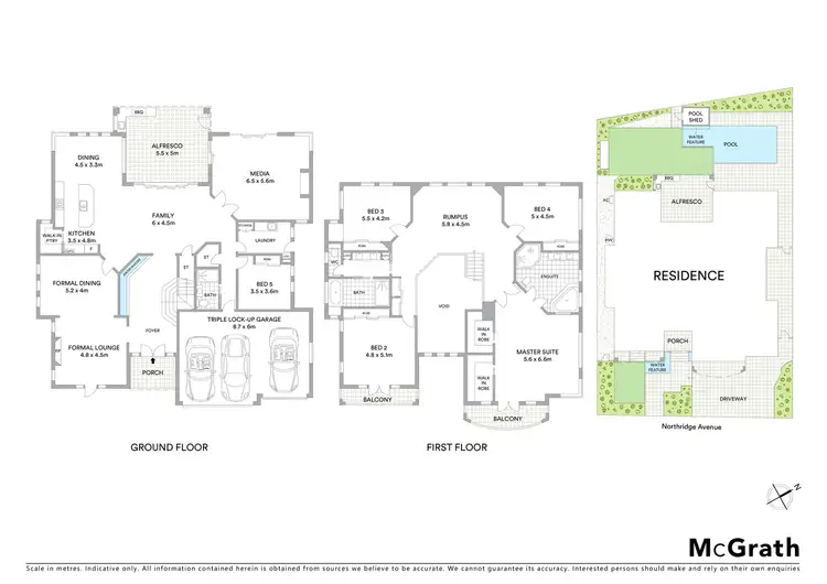 Floorplan of Homely house listing, 78 Northridge Avenue, Bella Vista NSW 2153