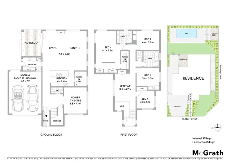 Floorplan of Homely house listing, 16 Baddeley Circuit, Croydon VIC 3136