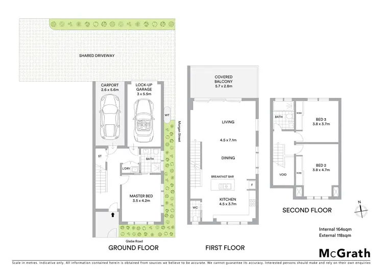 Floorplan of Homely townhouse listing, 1/568 Glebe Road, Adamstown NSW 2289