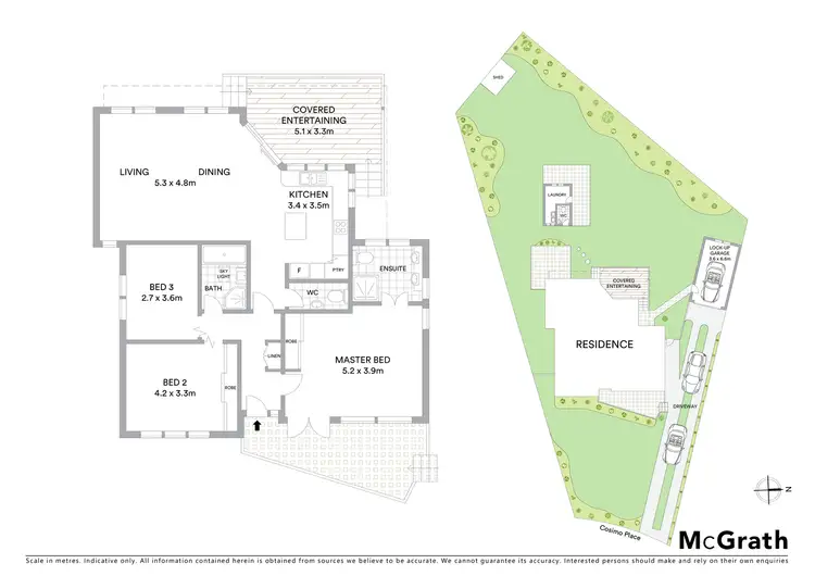 Floorplan of Homely house listing, 6 Cosimo Place, Ryde NSW 2112