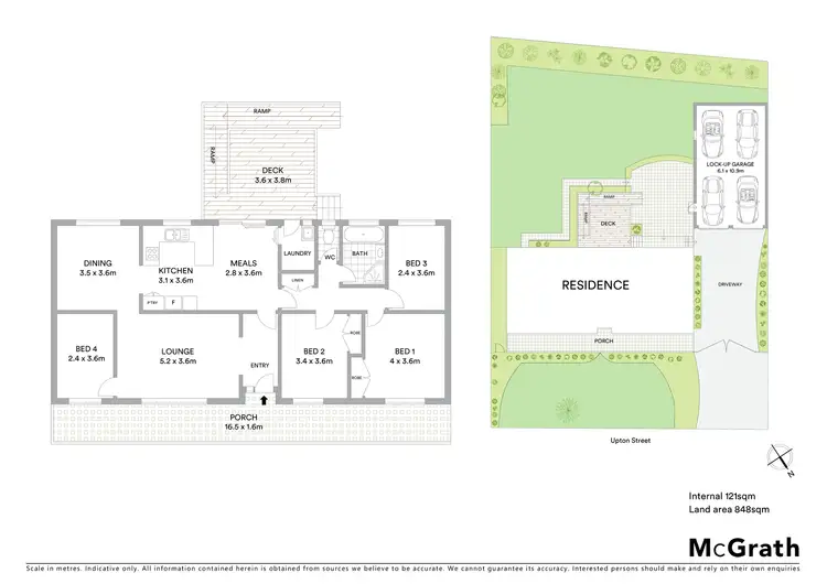 Floorplan of Homely house listing, 8 Upton Street, Monash ACT 2904