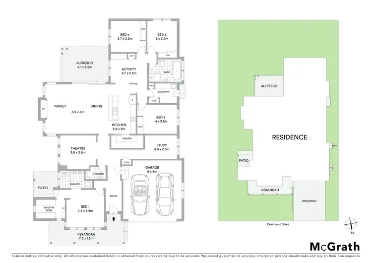 Floorplan of Homely house listing, 1a Dewhurst Drive, Mudgee NSW 2850