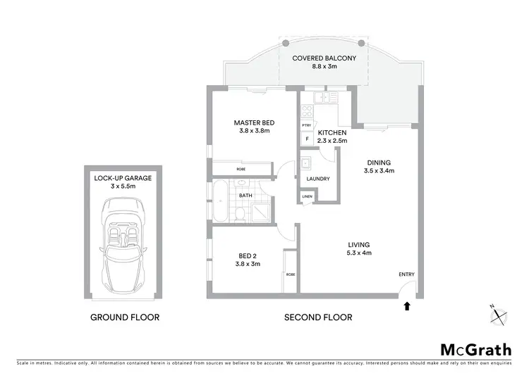 Floorplan of Homely apartment listing, 20/9 Mansfield Avenue, Caringbah NSW 2229