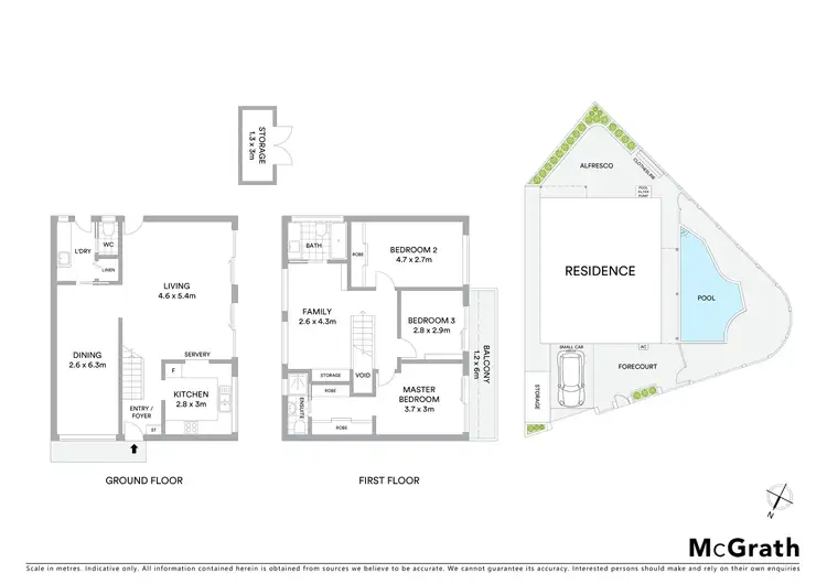 Floorplan of Homely house listing, 43 Rodman Avenue, Maroubra NSW 2035